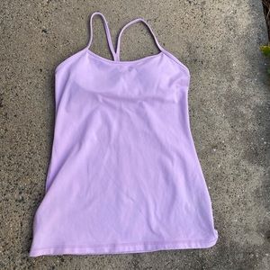 Lululemon Power Y tank in Lilac size 10
